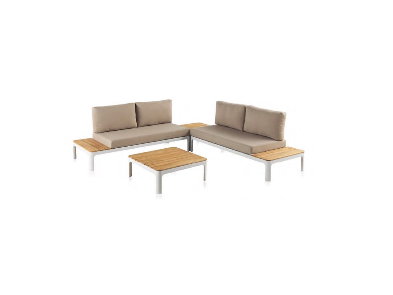 Conjunto Edge Teca de 4 Peças