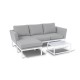 Conjunto de Sofá com Chaise Longue Argenta