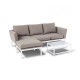 Conjunto de Sofá com Chaise Longue Argenta