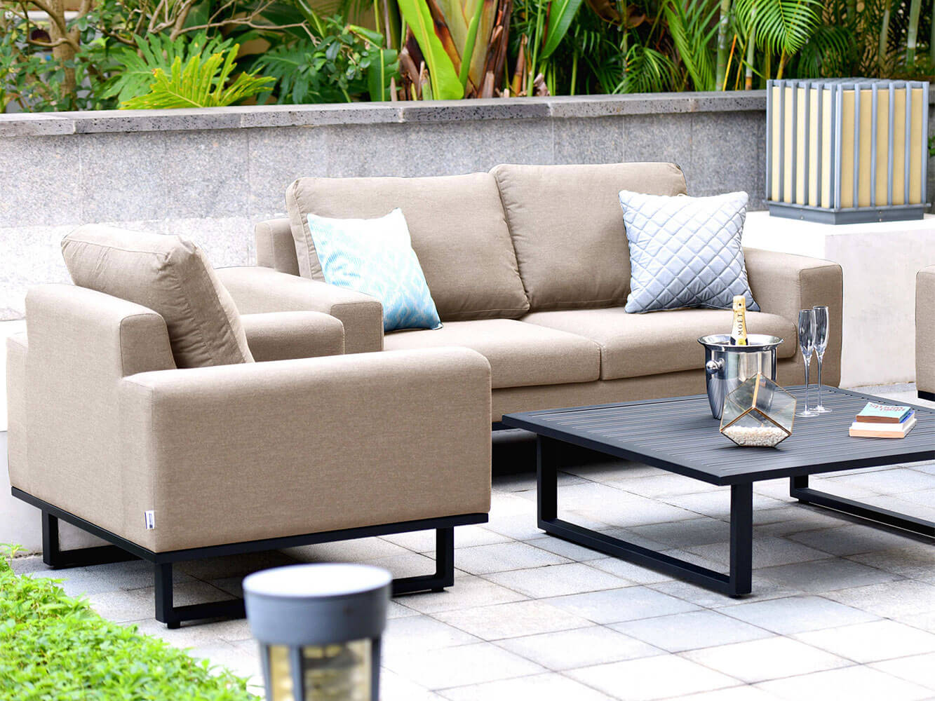 Conj. de Sofás 2 Lugares Portofino